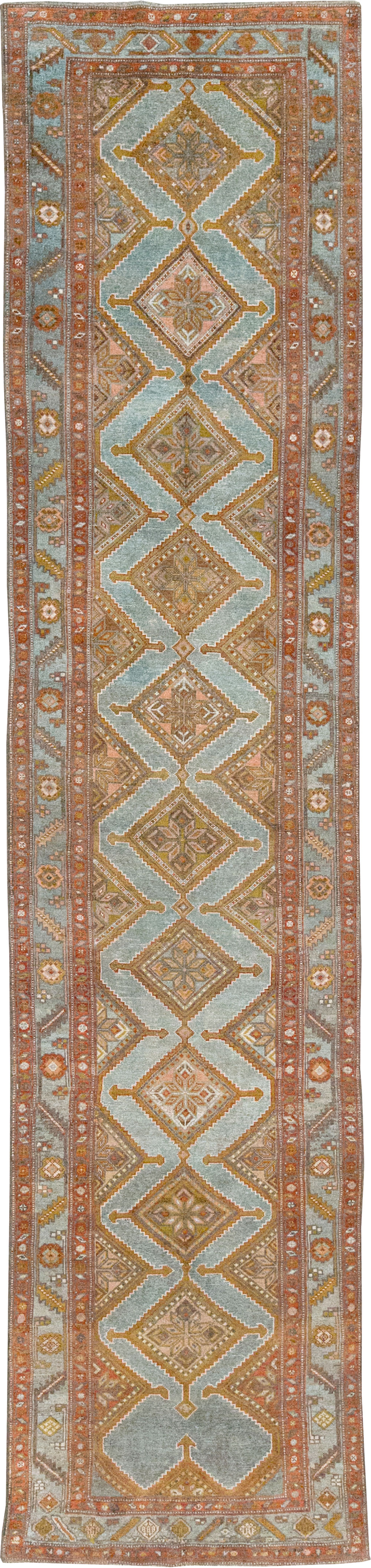 Antique Persian Kurd Runner, No.29513 - Gsblank