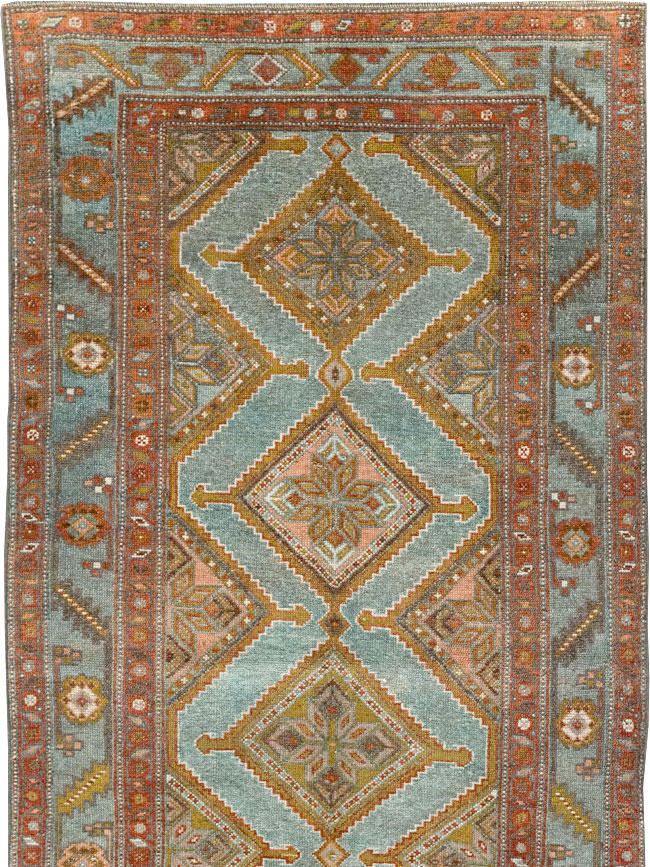 Antique Persian Kurd Runner, No.29513 - Gsblank