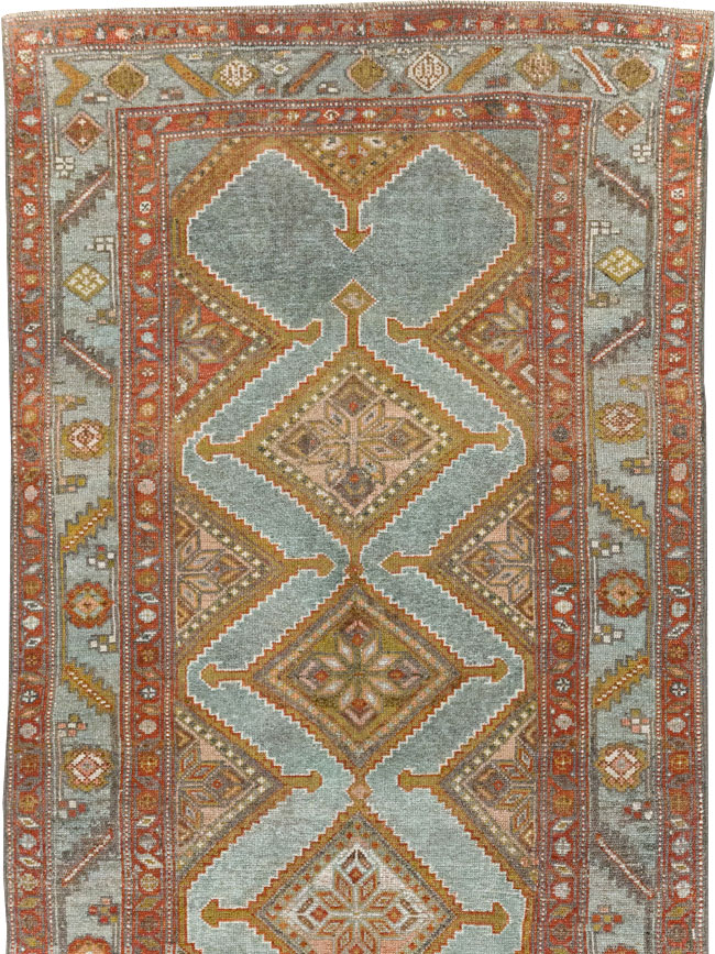 Antique Persian Kurd Runner, No.29513 - Gsblank