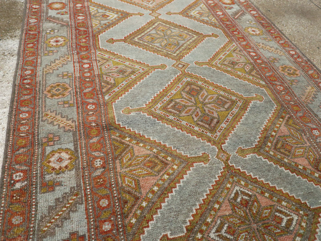 Antique Persian Kurd Runner, No.29513 - Gsblank