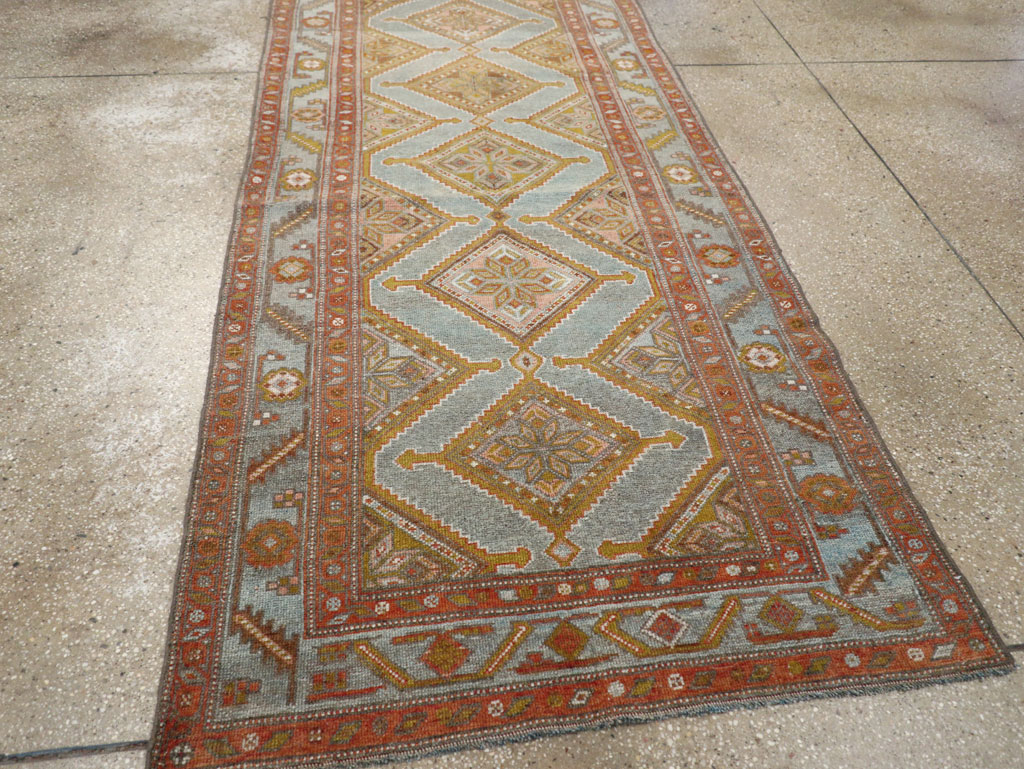 Antique Persian Kurd Runner, No.29513 - Gsblank