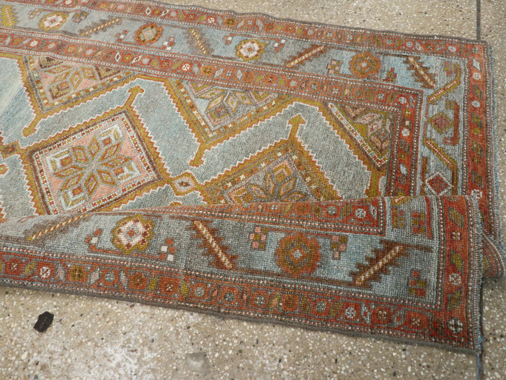 Antique Persian Kurd Runner, No.29513 - Gsblank