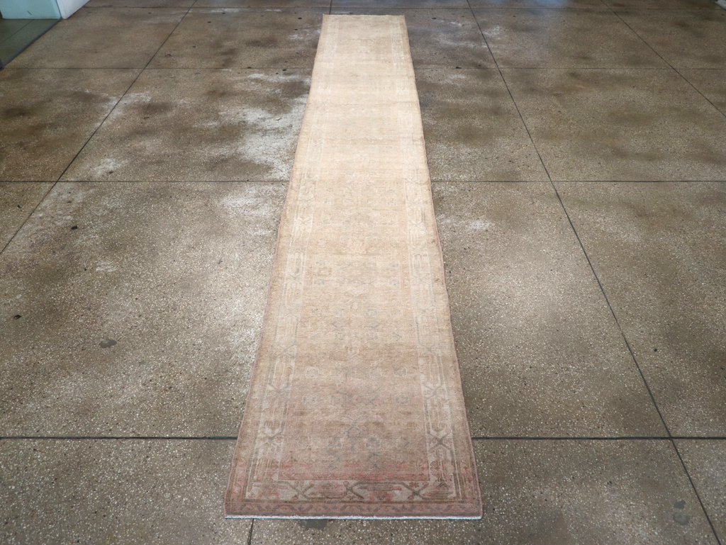 Vintage Persian Malayer Long Runner, No.29514 - Gsblank
