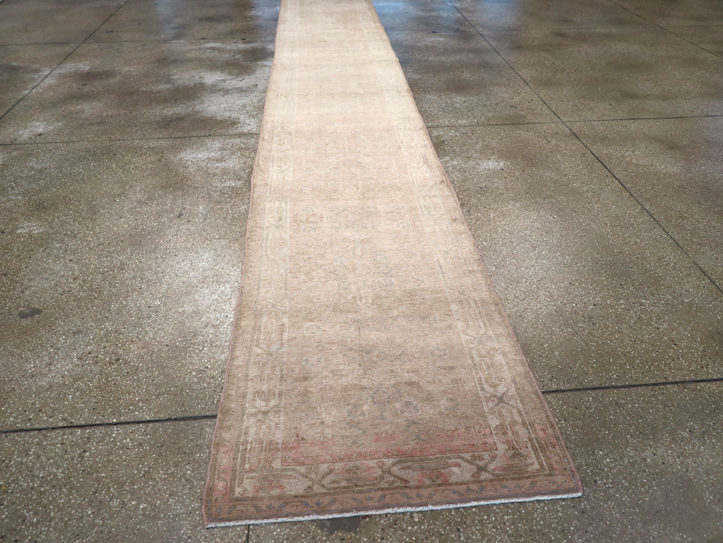 Vintage Persian Malayer Long Runner, No.29514 - Gsblank