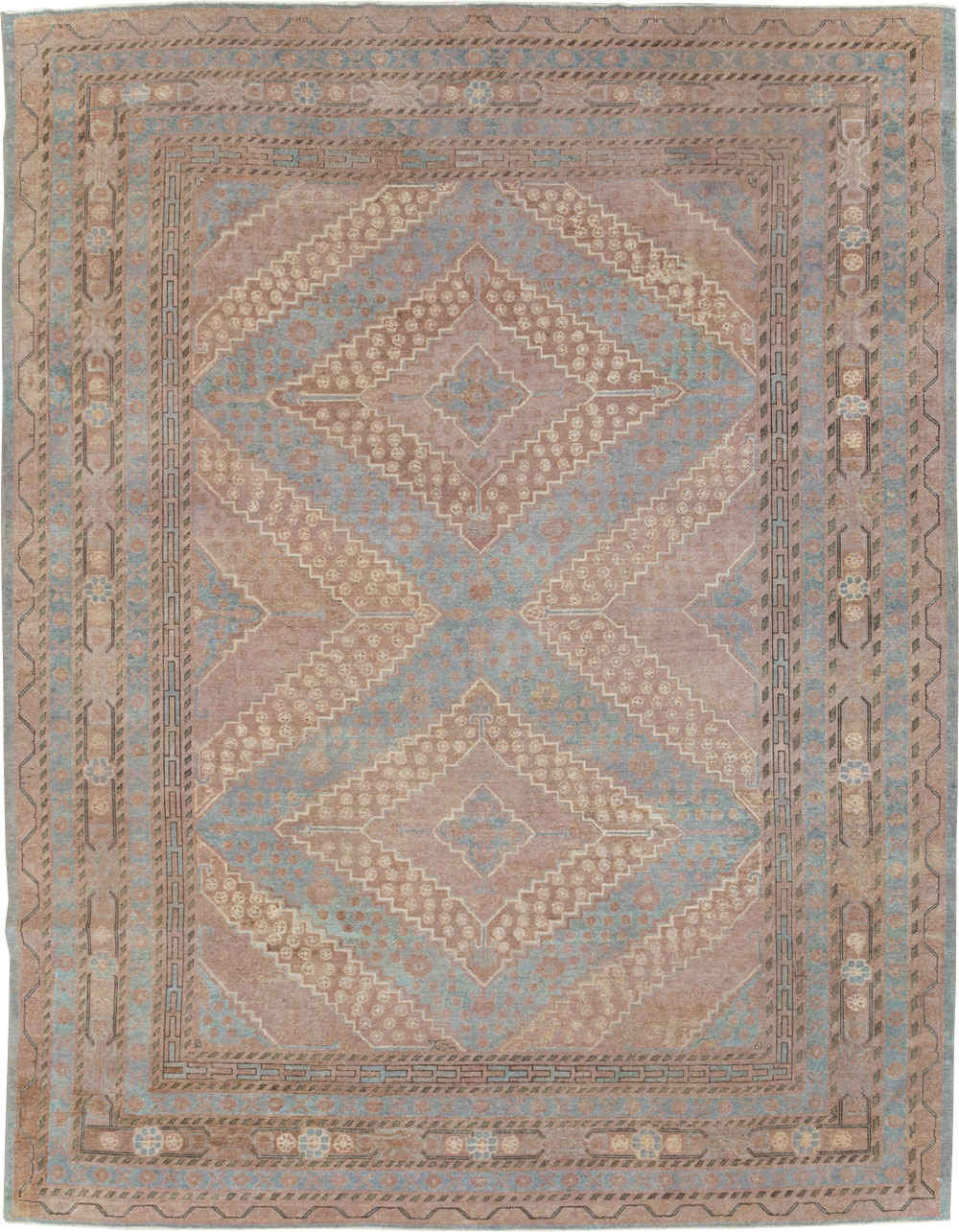 Large Antique Khotan Carpet, No.29518 - Gsblank