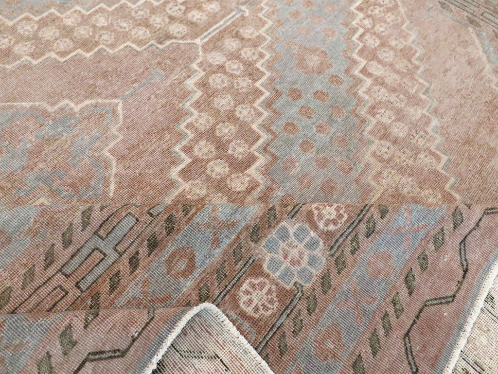 Antique East Turkestan Khotan Room Size Carpet, No.29518 - Gsblank