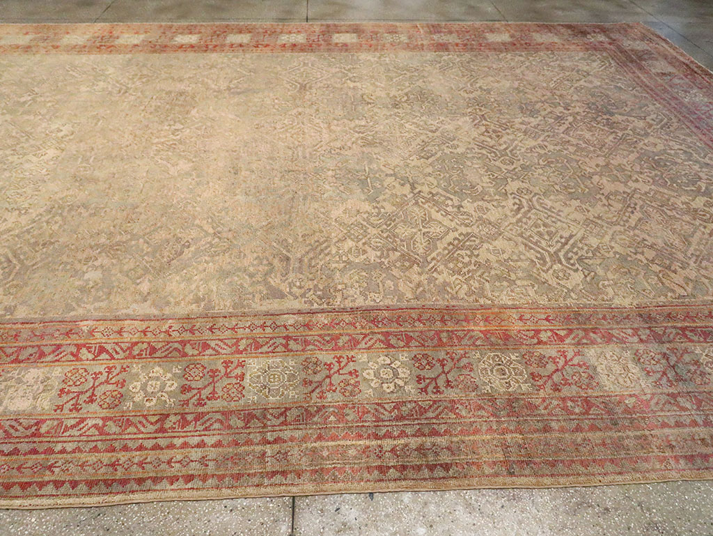 Antique Oversize Oushak Carpet, No.29520 - Gsblank
