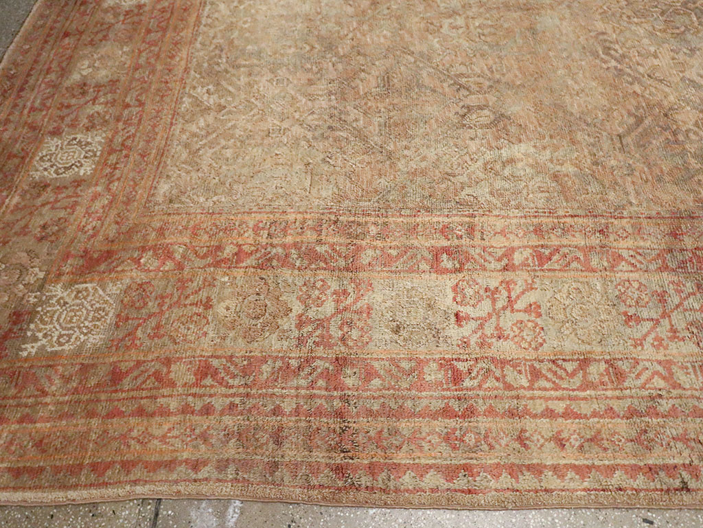 Antique Oversize Oushak Carpet, No.29520 - Gsblank