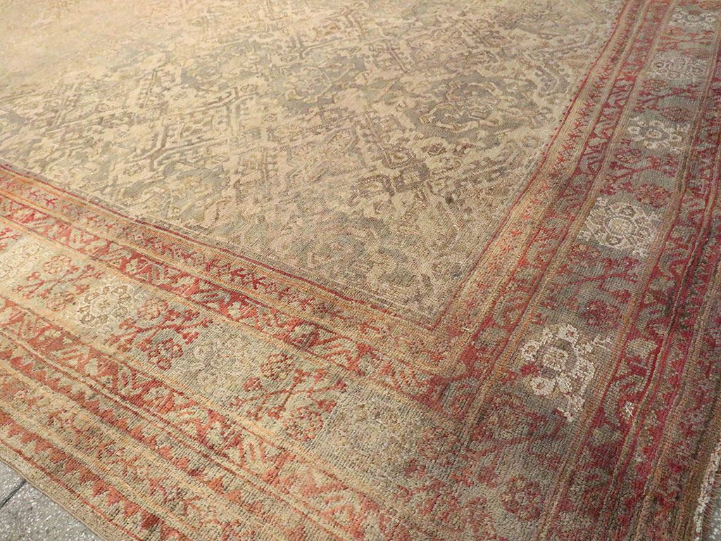 Antique Oversize Oushak Carpet, No.29520 - Gsblank