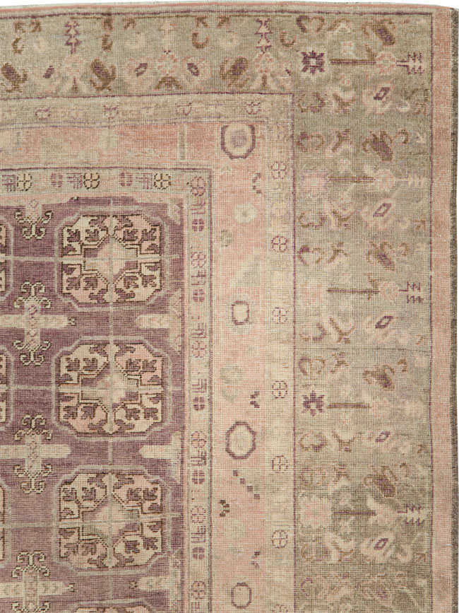 Antique Khotan Square Carpet, No.29521 - Gsblank