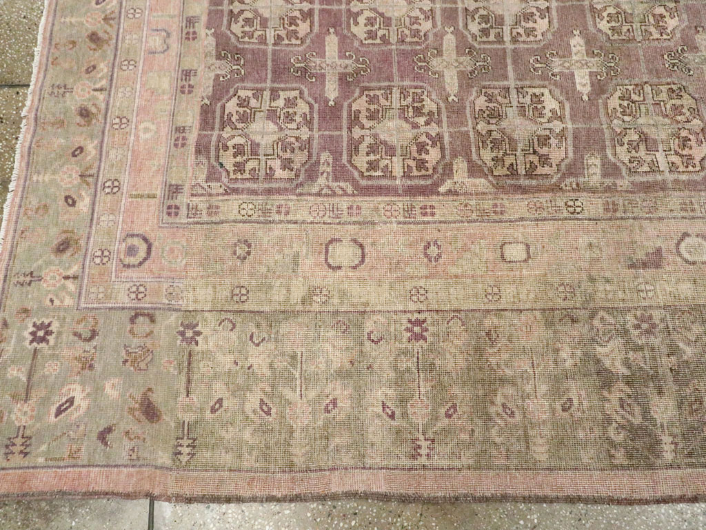 Antique Khotan Square Carpet, No.29521 - Gsblank