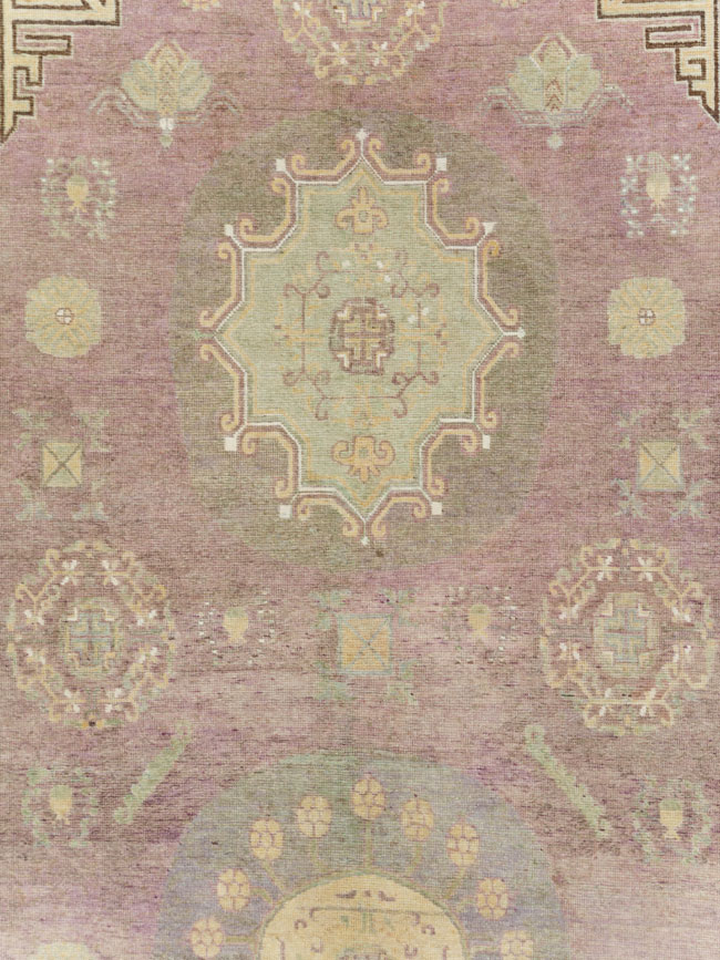 Antique East Turkestan Khotan Gallery Carpet, No.29531 - Gsblank