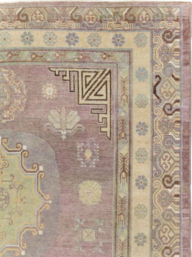Antique East Turkestan Khotan Gallery Carpet, No.29531 - Gsblank