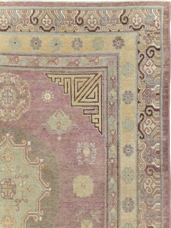 Antique East Turkestan Khotan Gallery Carpet, No.29531 - Gsblank