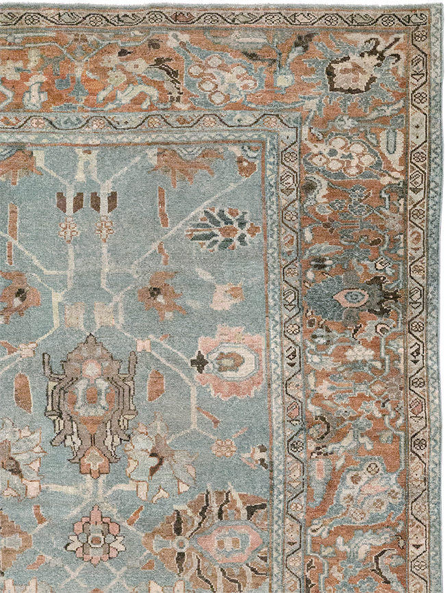 Antique Persian Malayer Room Size Carpet, No.29535 - Gsblank