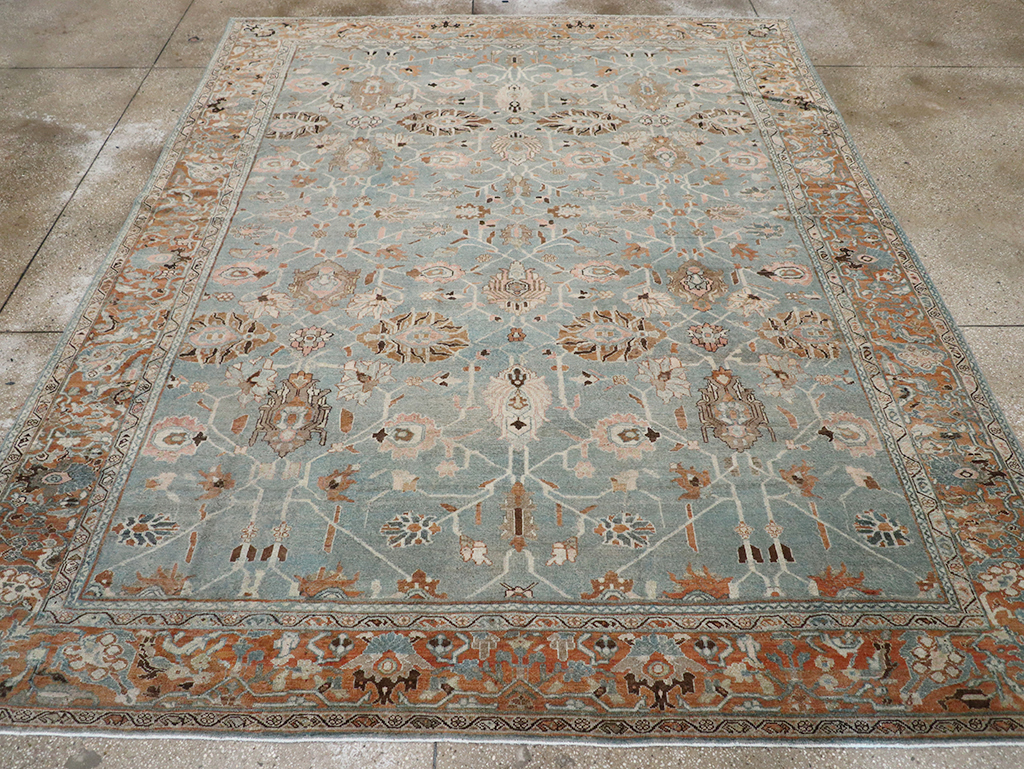Antique Persian Malayer Room Size Carpet, No.29535 - Gsblank