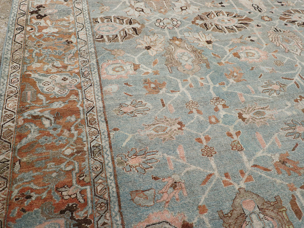 Antique Persian Malayer Room Size Carpet, No.29535 - Gsblank