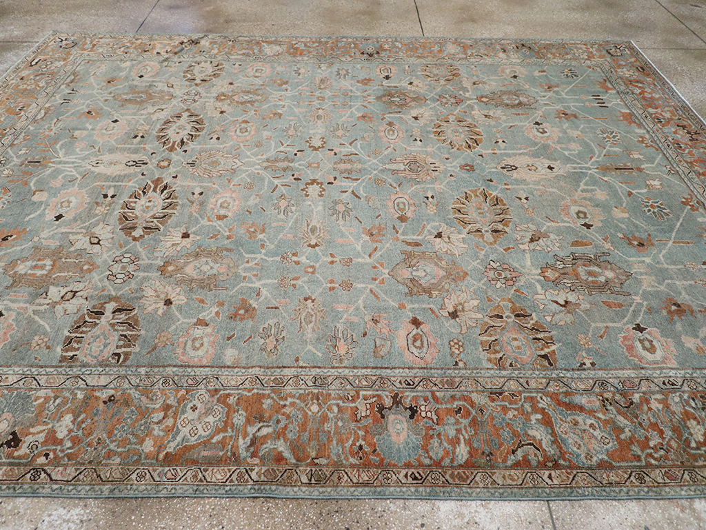 Antique Persian Malayer Room Size Carpet, No.29535 - Gsblank