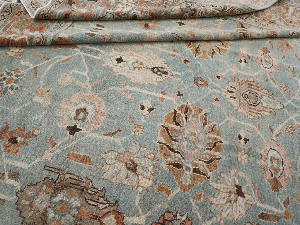 Antique Persian Malayer Room Size Carpet, No.29535 - Gsblank