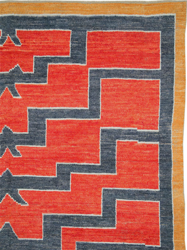 Contemporary Turkish Tulu Room Size Carpet, No.29539 - Gsblank