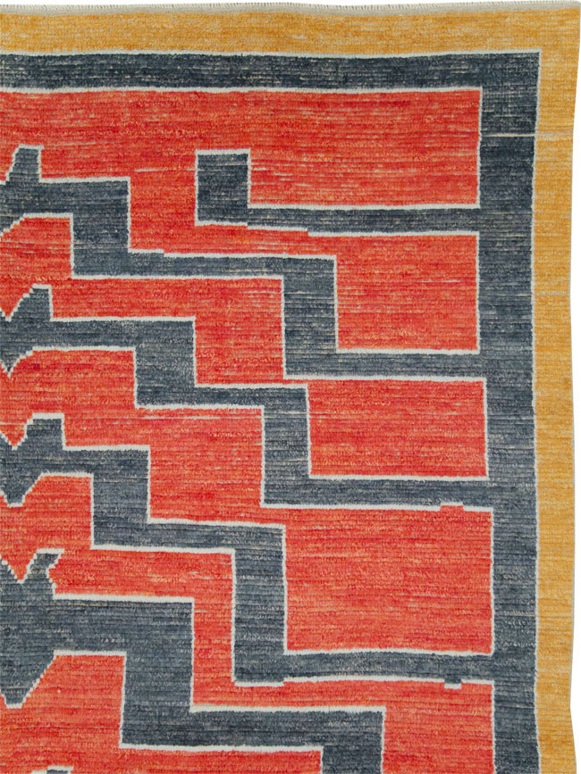 Contemporary Turkish Tulu Room Size Carpet, No.29539 - Gsblank