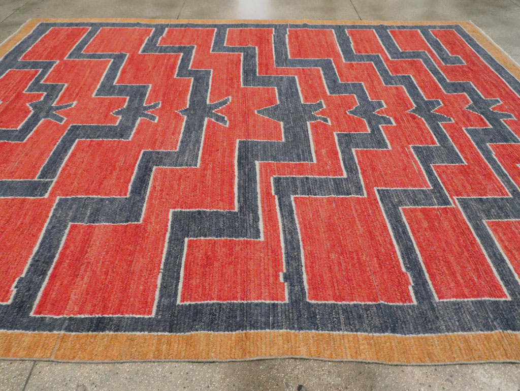 Contemporary Turkish Tulu Room Size Carpet, No.29539 - Gsblank