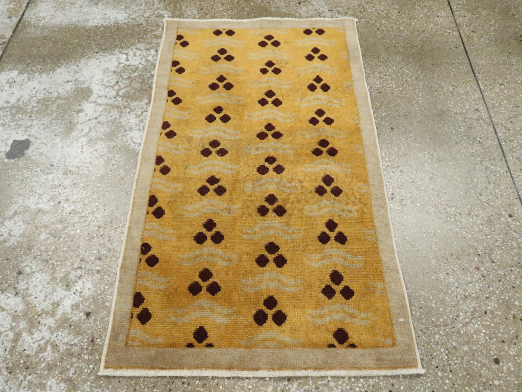 Vintage Anatolian Deco Rug, No.29543 - Gsblank