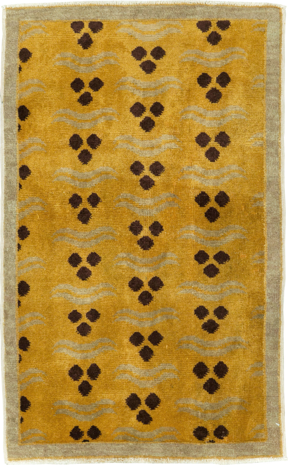 Vintage Turkish Anatolian Deco Rug, No.29544 - Gsblank
