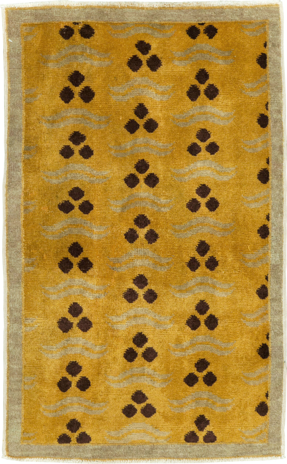 Vintage Turkish Anatolian Deco Rug, No.29544 - Gsblank