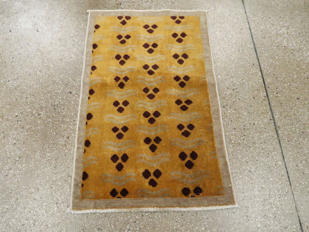 Vintage Turkish Anatolian Deco Rug, No.29544 - Gsblank