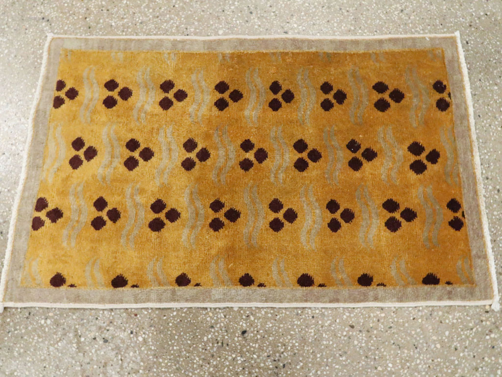 Vintage Turkish Anatolian Deco Rug, No.29544 - Gsblank