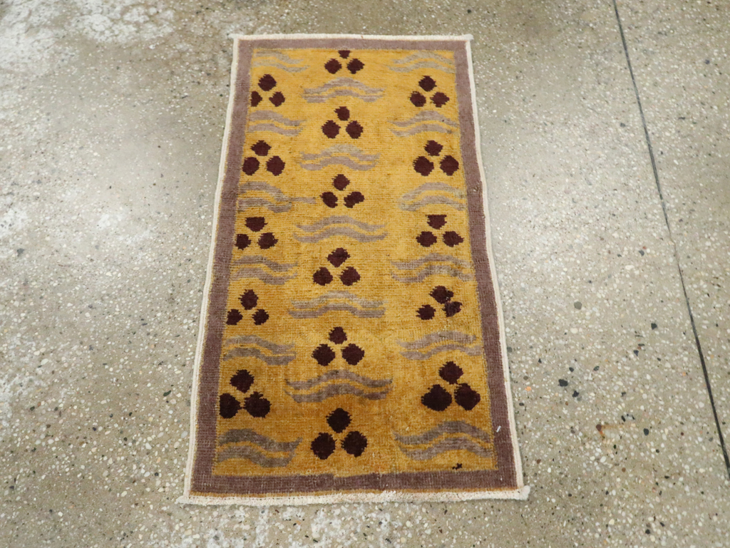 Vintage Turkish Art Deco Rug, No.29548 - Gsblank
