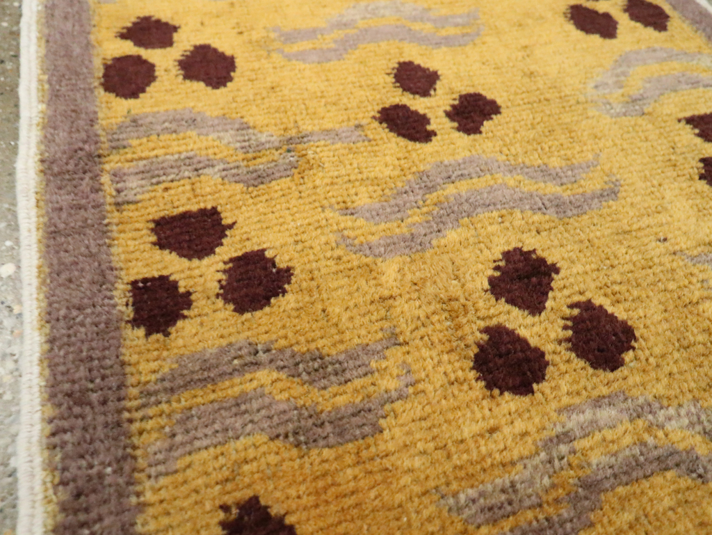 Vintage Turkish Art Deco Rug, No.29548 - Gsblank