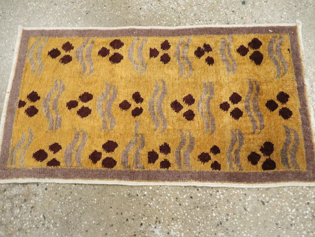 Vintage Turkish Art Deco Rug, No.29548 - Gsblank
