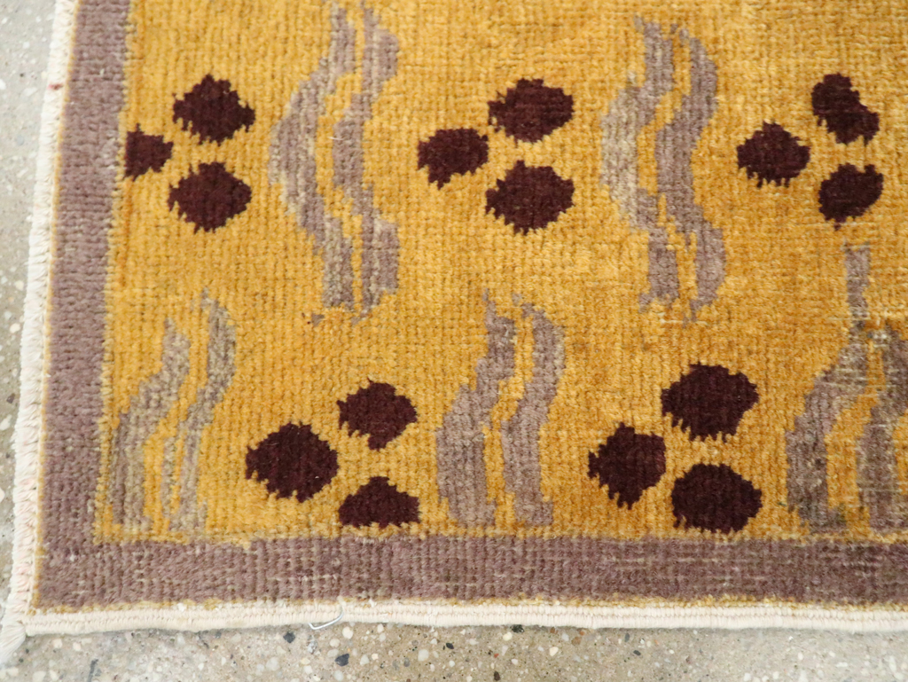 Vintage Turkish Art Deco Rug, No.29548 - Gsblank