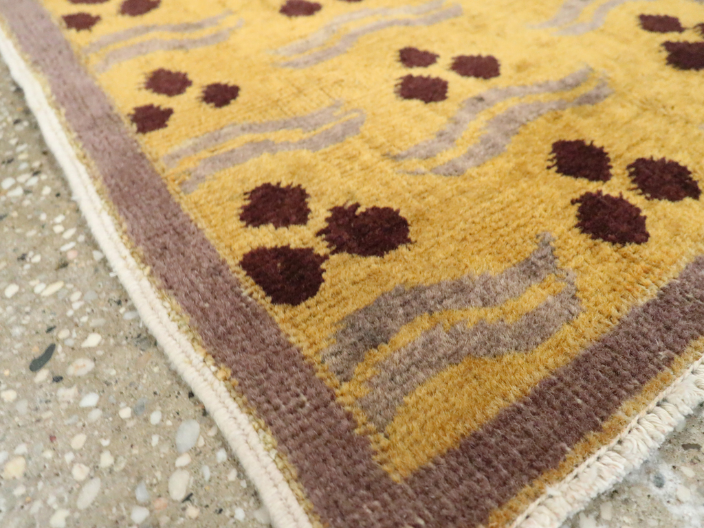 Vintage Turkish Art Deco Rug, No.29548 - Gsblank