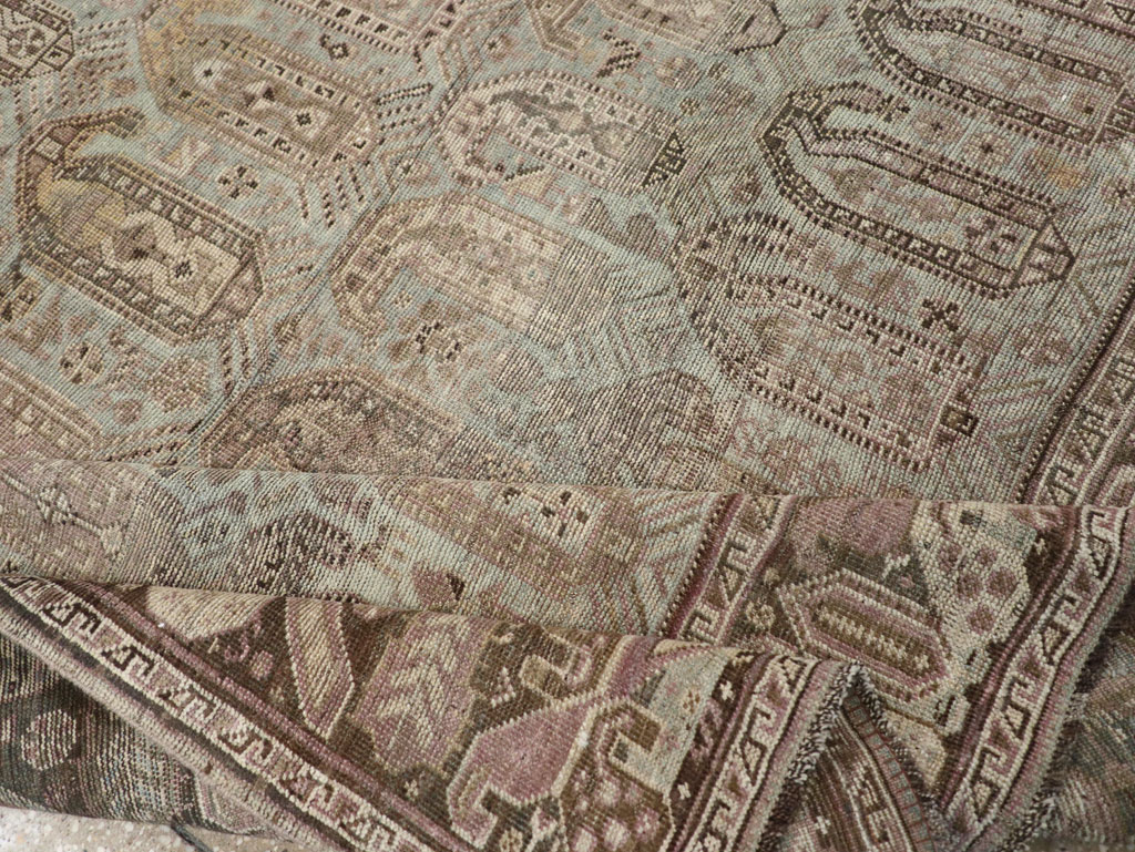 Antique Persian Afshar Accent Carpet, No.29559 - Gsblank