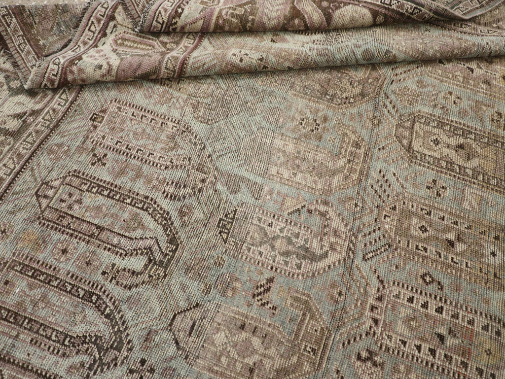 Antique Persian Afshar Accent Carpet, No.29559 - Gsblank