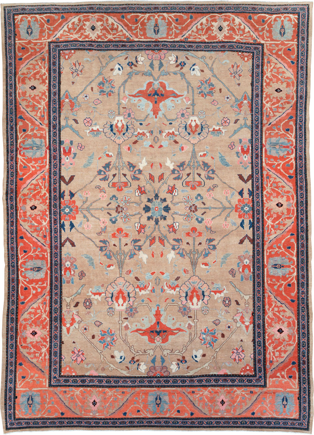 Contemporary Persian Mahal Large Room Size Carpet, No.29561 - Gsblank