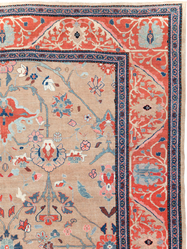 Contemporary Persian Mahal Large Room Size Carpet, No.29561 - Gsblank