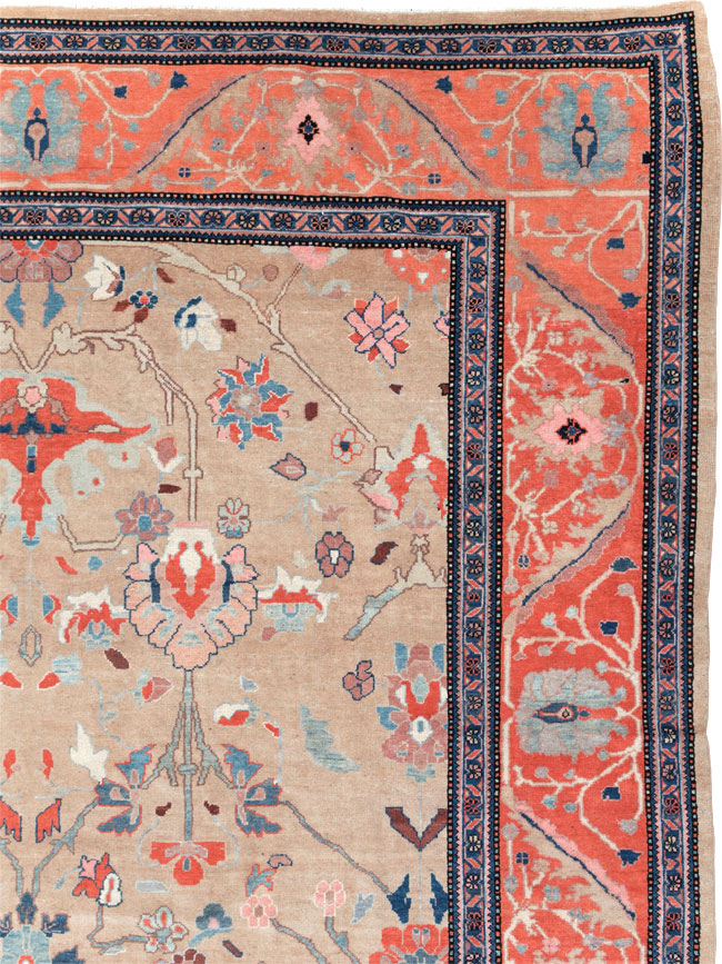 Contemporary Persian Mahal Large Room Size Carpet, No.29561 - Gsblank