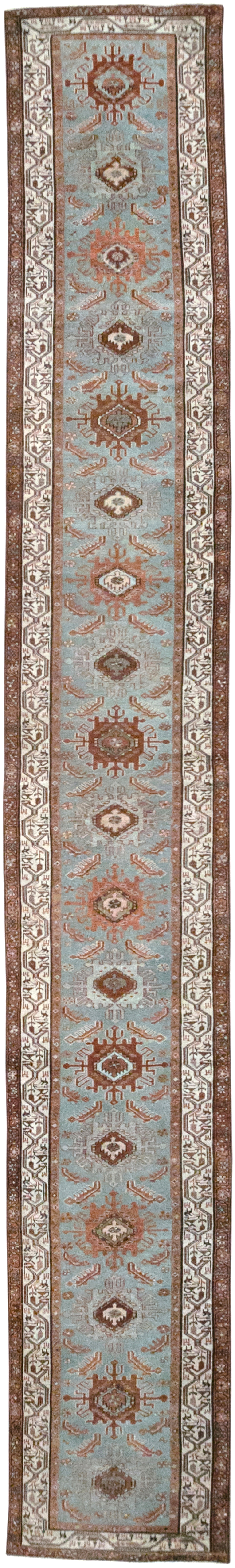 Antique Persian Malayer Long Runner, No.29563 - Gsblank