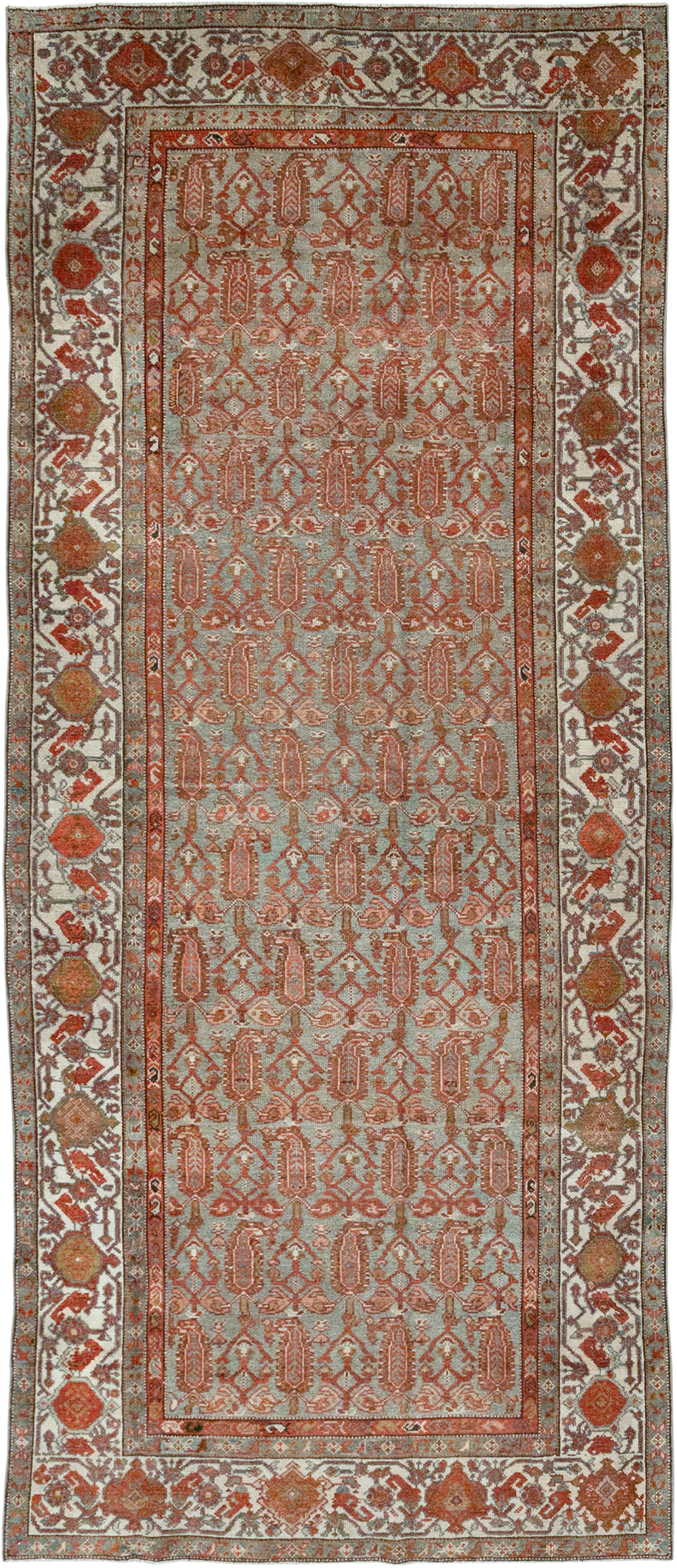 Antique Persian Malayer Gallery Rug, No.29566 - Gsblank