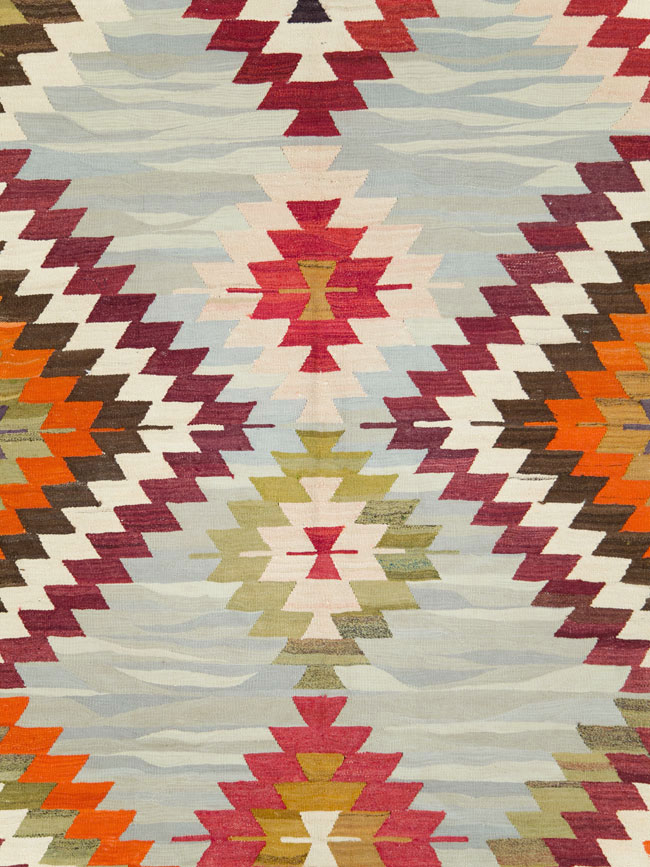 Contemporary Turkish Flat-Weave Kilim, No.29571 - Gsblank