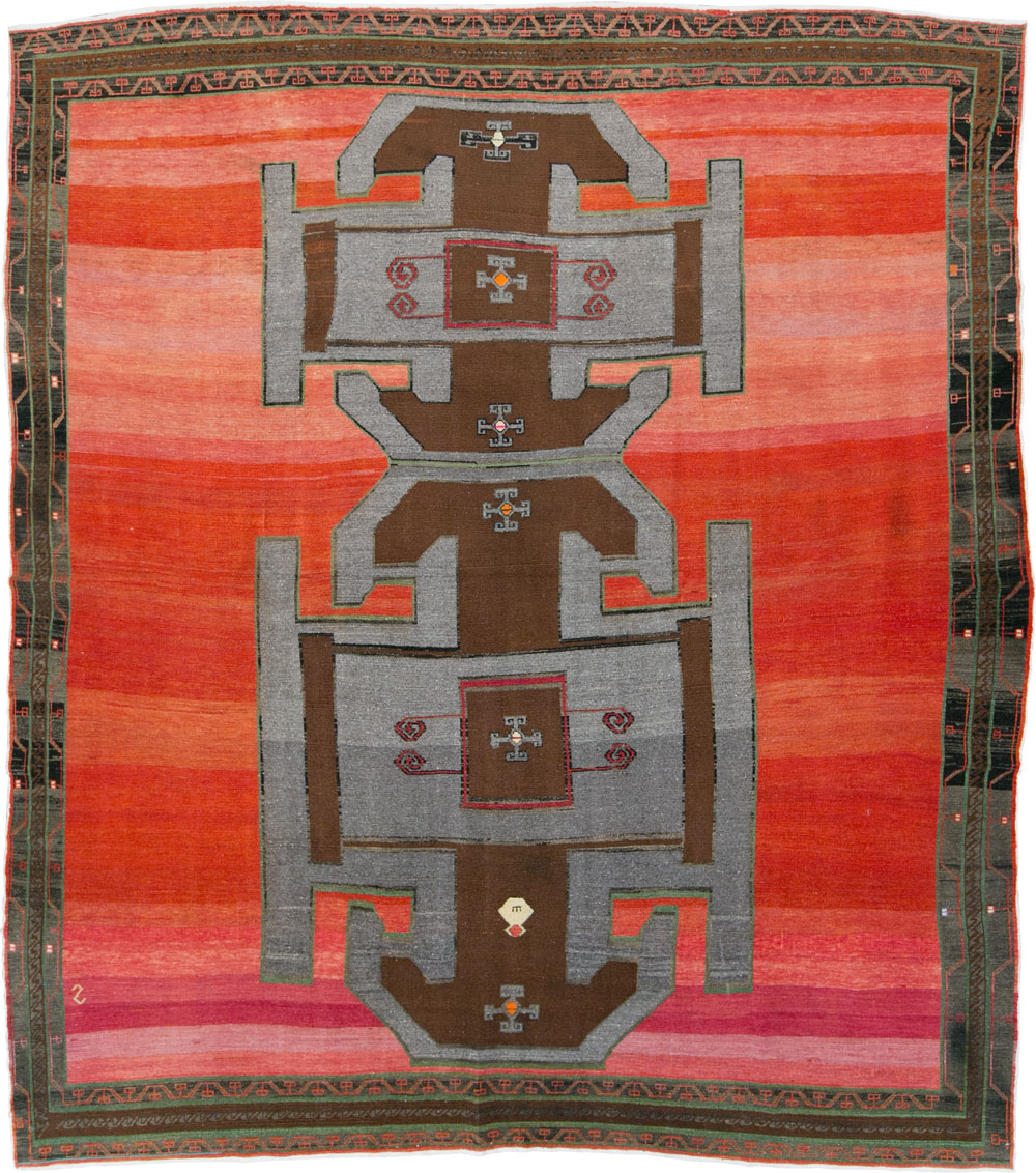 Vintage Anatolian Square Carpet, No.29577 - Gsblank