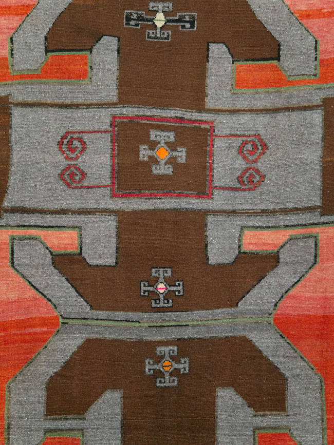 Vintage Anatolian Square Carpet, No.29577 - Gsblank