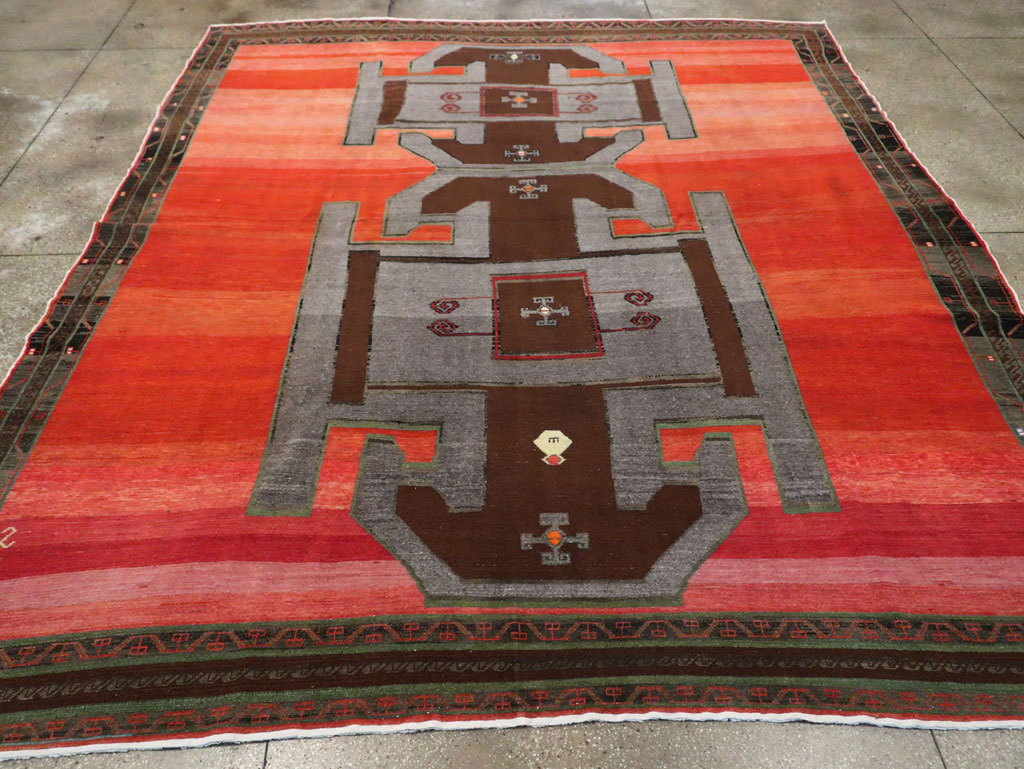 Vintage Anatolian Square Carpet, No.29577 - Gsblank