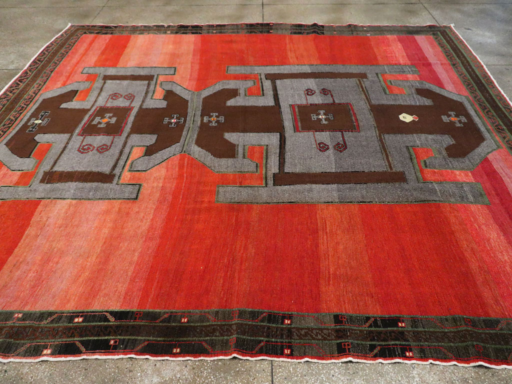 Vintage Anatolian Square Carpet, No.29577 - Gsblank
