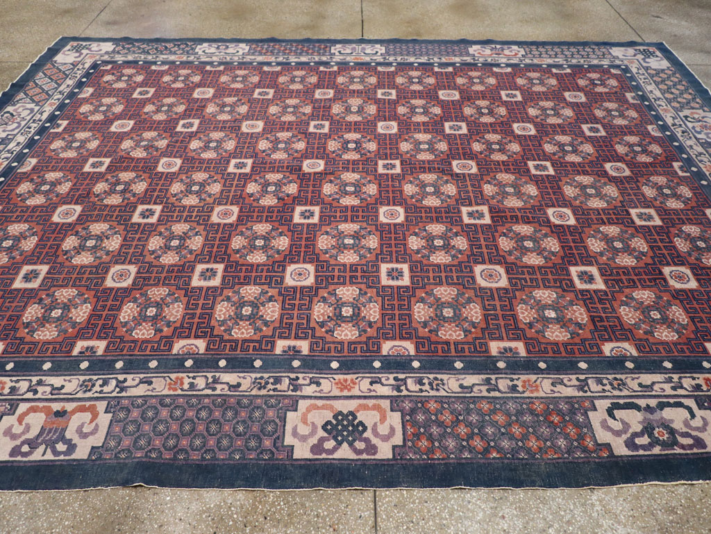Antique Chinese Peking Carpet, No.29581 - Gsblank