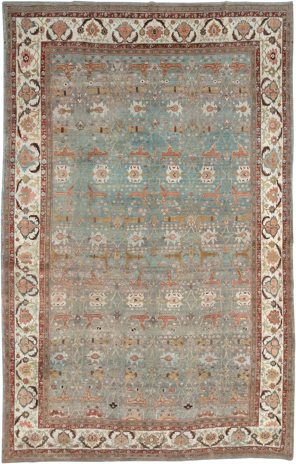 Antique Persian Bidjar Large Carpet, No.29583 - Gsblank